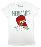 Little Mermaid Ariel Emoji Mermaids Have More Fun Juniors T-shirt