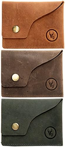 Hidegear Genuine Leather Card Holder - Pack of 3 | Credit Card Holder | Visiting Card Holder