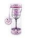 TOP SHELF TS-5061A “A Sister is a Friend Forever” Wine Glass – Hand-painted – Gift Ideas for Her Multicolor, 15oz
