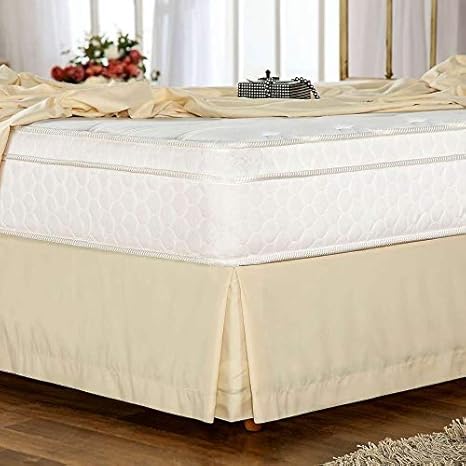 Saia Para Cama Box Soft Touch Queen Bege