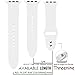 Threenine Apple Watch Durable Soft Silicone Band Series 3 Series 2 Series 1