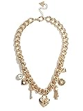 GUESS Women's Gold-Tone Woven-Chain Necklace