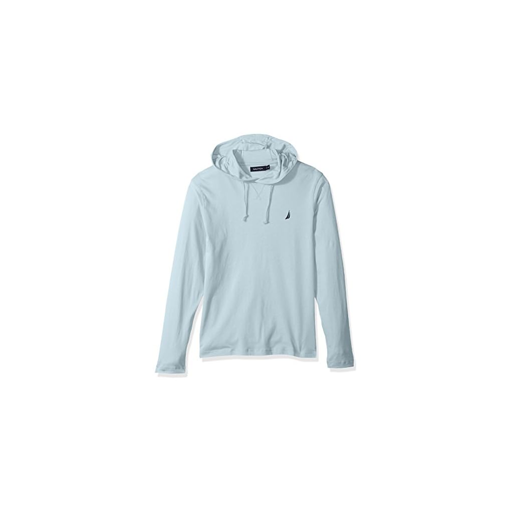 Nautica Long Sleeve Classic Fit Jersey Hoodie Tshirt Nautical Fashions