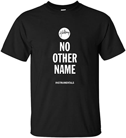XHAND Men's Top Top Hillsong Worship Cotton Soft T-Shirt black L
