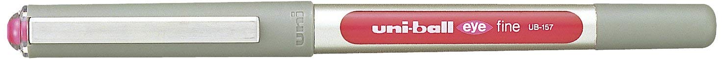 uni-ball Eye Fine UB-157 Rollerball Pen - Pink, Pack of 12