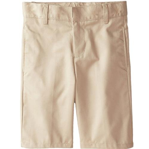 French toast little boys  basic flat front short with adjustable …