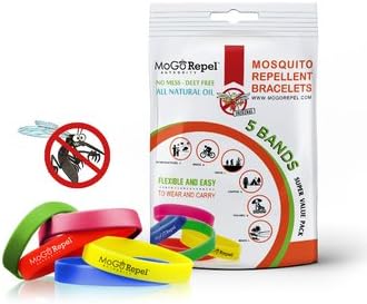 MoGo Repel Mosquito Repellent Bracelets (5 PACK)