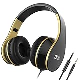 Red Ant 013 Headphones with Microphone Volume Control (Black)