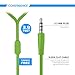SoundPEATS M20_Green In-Ear Headphones Noise Cancelling Earphones Stereo Ergonomic Comfort-Fit Earbuds with Microphone, Green