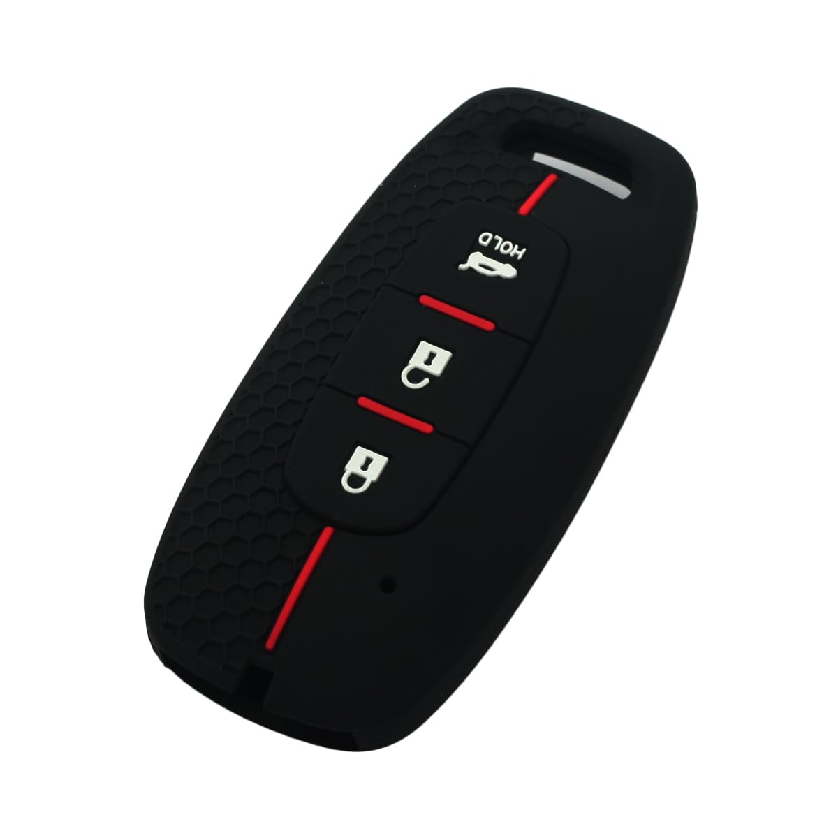 BROVACS Silicone Cover Protector Case Holder Skin Jacket Compatible with NISSAN 3 Button Smart Remote Key Fob CV9509 Black