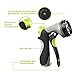 CXRCY Garden Hose with 10 Pattern Spray Nozzle,Upgraded Expandable Flexible Water Hose with Double Latex Core, 3/4