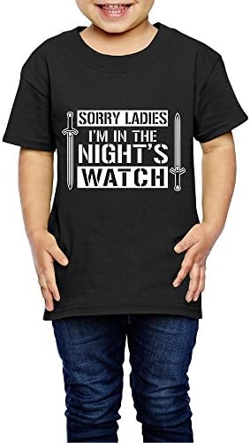 Sorry Ladies I'm In The Night's Watch Hot Seller Kid's 2-6 Years Organic Cotton Fashion Round Collar Short Sleeve T-SHIRT