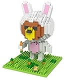 Little Treasures Loz diamond blocks brown bear Jual rilakkuma halaman - I-block fun compatible to Nanoblocks, gift children's educational 350 pc in original box