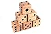 Trademark Innovations Giant Wood Yard (Black Dots) Dice with Carry Bag, 3.5