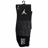 [642207-010] AIR JORDAN STENCIL CREW SOCK ACCESSORIES SOCKS AIR JORDANBLACK GREY