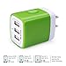 USB Charging Block, 3.1A 3 Ports USB Wall Charger Adapter Fast Charging Plug Cube for iPhone, iPad Pro Air Mini, LG, Samsung Galaxy Cell Phone Box Base USB AC Power Adapter Cargador Carro Brick Plug