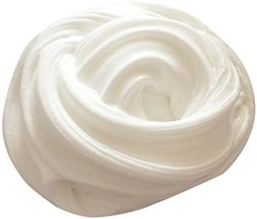 ONEMORES Fluffy Floam Slime Scented Stress Relief No Borax Kids Toy Sludge Toy (White)
