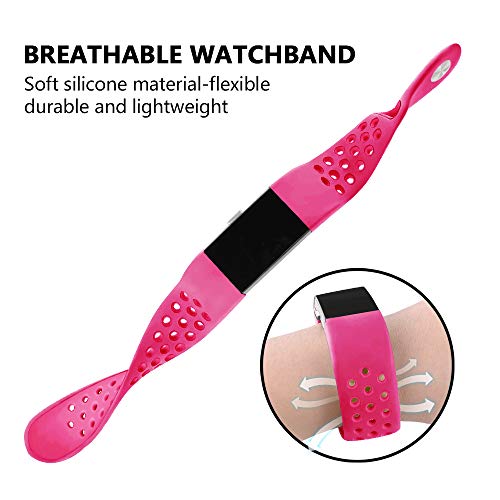 image for iGK Silicone Replacement Bands Compatible for Fitbit Charge 2, Adjusta