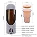 WeDol Heating Male Masturbator Cup with 10 Thrusting Speeds + 10 Vibration Modes + 3 Female Moans, Fully Automatic Dual Stimulation Realistic Heating Vagina Stroker Oral Sex Masturbation Sex Toy