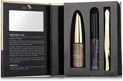 Silk of Morocco Fibre Brow Enhancer Extensions Kit Available in Latte Light, Coffee Medium, Chocolate Dark and Espresso Extra Dark (LATTE LIGHT)