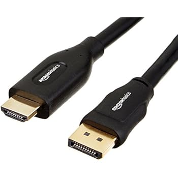 AmazonBasics DisplayPort to HDMI Display Cable - 25 Feet