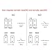 uxcell 4pcs RC-33 No Recessed Wired Security Window Door Contact Sensor Alarm Magnetic Reed Switch White