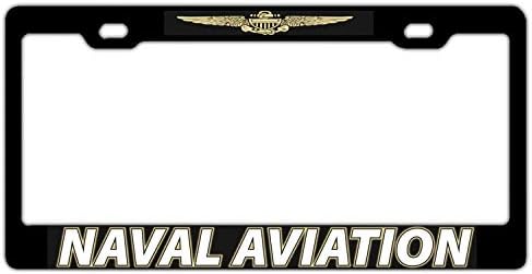 License Plate Frame Women/Men, Aluminum Metal Auto Car Truck Tag Frame Chrome Screw Caps - 2 Holes Car License Plate Cover US Vehicles