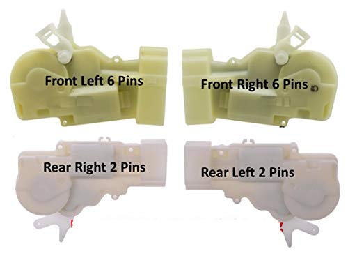 Set of 4 Power Door Lock Actuators Fit for