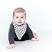 Baby Bandana Drool Bibs with Snaps, Organic Super Absorbent Cotton Drooling & Teething Bib Set of 4 by Matimati (Ants&Houses)