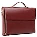 Leathario Leather Briefcase for Men Leather Laptop Bag Shoulder Messenger Bag Business Work Bag Brown
