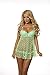 Velvet Kitten Fever Blush Sexy Green Babydoll Lingerie 512156 Size Medium