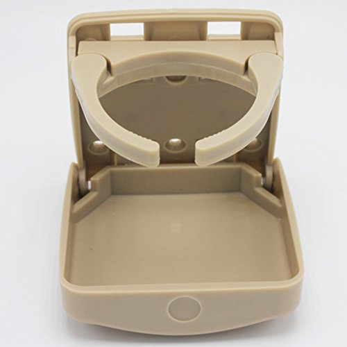 Homyl Car RV Camper Motorhome Trailer Folding Adjustable Drink Cup Holder - Beige - Thumbnail 3