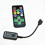 HitLights Eclipse RGB Multicolor LED Strip Light Remote Controller - 72W for LED Tape Lights