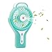 TianNorth Misting Fan Mini USB Handheld Humidifier Mist Water Spray Air Condictioning Moisturizing Fan Portable Face Spray Mist Humidifier (Blue)