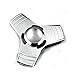 PPTOY Fidget Spinner Toy Finger Hand Cube 360 Degree Rotation Perfect For Quitting Smoking, ADD, ADHD, Anxiety, and Autism for Adults and Children (Silver)