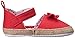 Luvable Friends Unisex Baby Crib Shoes, Red Espadrilles, 6-12 Months