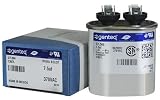 22W79 - 7.5 uf MFD 370 Volt VAC - Lennox Oval Run Capacitor Upgrade