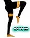 XYZ Athletic Leg Copper Compression Sleeves- Aids Leg Circulation and Blood Flow- Warm-Up/Endurance/Recovery- 2 Sleeves (Medium)