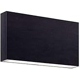 Kuzco Lighting AT6610-BK Mica Outdoor LED Wall Lighting, Black