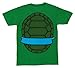 Mighty Fine TMNT Teenage Mutant Ninja Turtles Leonardo Costume Green Adult T-Shirt Tee (Medium)