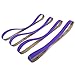 Sackorange 2 Inch x 72 Inch Metal Grinding Zirconia Sanding Belts - One Each of 40 80 100 and 120 Grits - Purple Regalite Resin Bond Cloth Sanding Belt, 4 Pack (2x72in)