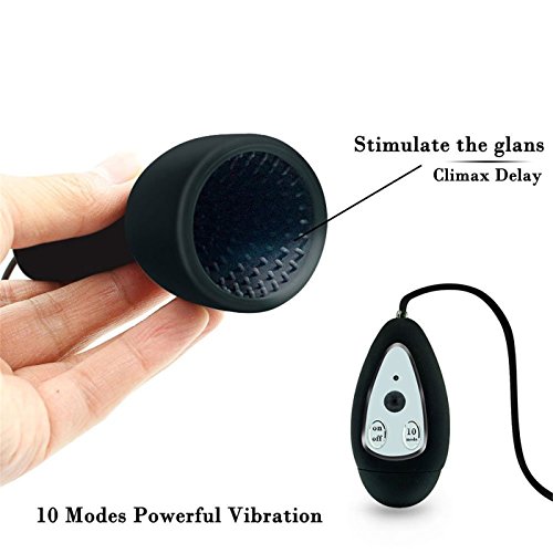 Fantasty Climax Delay Stimulate Glans Vibrating Male Masturbator Stamina Trainer 10 Speeds Vibration Sex Toys Man - Thumbnail 2