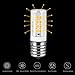 KINDEEP Ceramic E17 LED Bulb for Microwave Oven Appliance, 5W (40W Halogen Bulb Equivalent), Warm White 3000K, Pack of 2