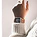 OXWALLEN Apple Watch Band Leather Replacement Watch Strap with Stainless Metal Buckle Clasp iwatch series 1 2 3 Replacement strap (38mm, Brown Band+Rose Gold Buckle)