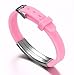 JF.JEWELRY Type 1 Diabetes Bracelet, Medical Alert Bracelets for Women, Pre-engraved Medical ID Bracelets, Waterproof Silicone Medical Bracelet - Pink