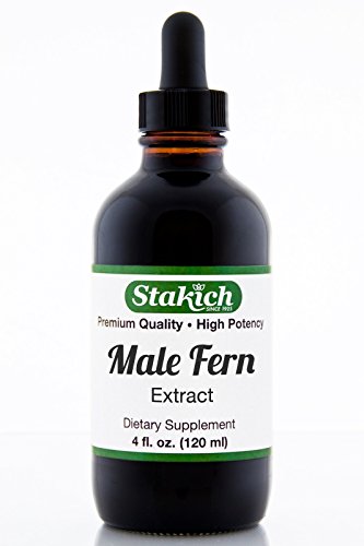 Stakich Male Fern (Aspidium filix-mas, Dryopteris filix-mas) 4 oz Liquid Extract - Top Quality Stakich Male Fern (Aspidium filix-mas, Dryopteris filix-mas) 4 oz Liquid Extract - Top Quality