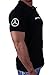 Mercedes Benz AMG Polo Shirt T-Shirt Black Sticker Badge Logo Polo T-shirt All Size (XXL)