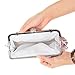 Fashion Road Womens Satin Pleated Evening Clutch Bags Purse Wedding Cocktail Party Handbags Black