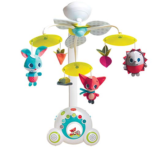 Tiny Love Soothe 'n Groove Mobile, Musical Cot Mobile Suitable from Birth, 0+ Months, 18 Melodies, Meadow Days 11 41jSeC00ltL