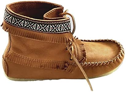 moccasin boots mens leather